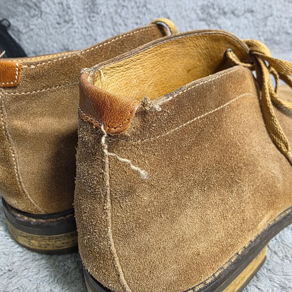 Vionic‎ Suede Leather Chukka Desert Boots Tan Suede Orthopedic Mens 10.5